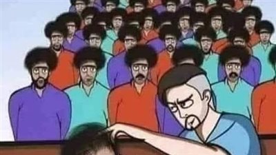 جاءه تاجر الماس امريكي للحلاقه