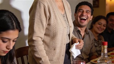 سخر منى زوج ابنتي على العشاء أمام الجميع